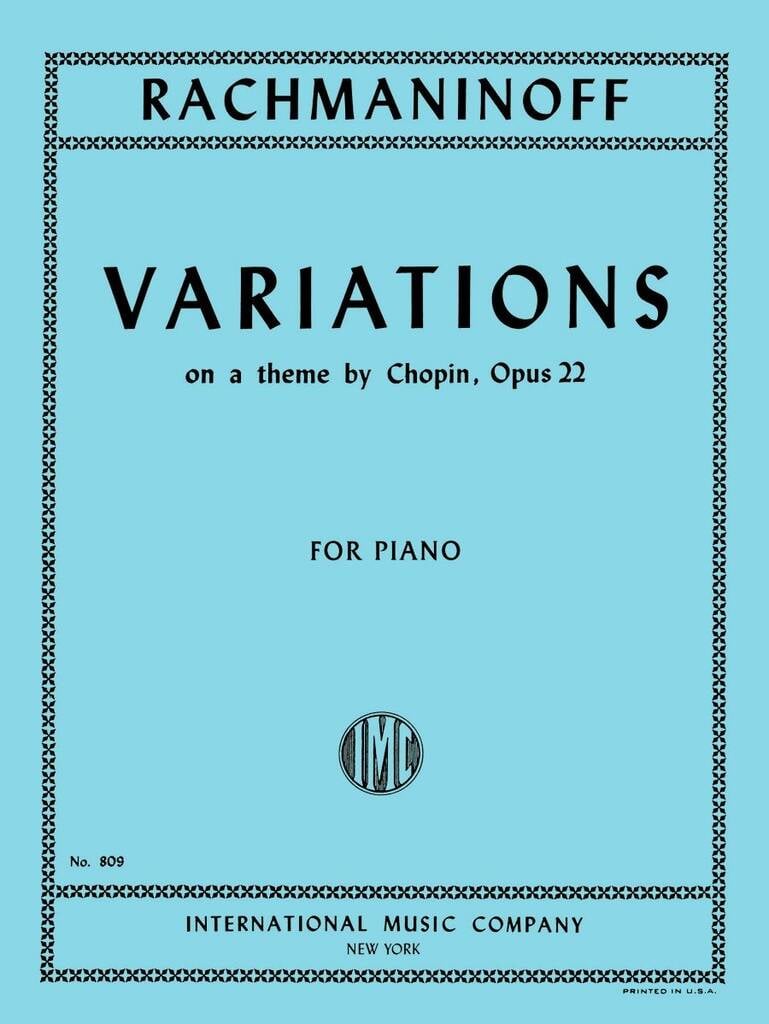 Variations on a Theme by Chopin, Op. 22